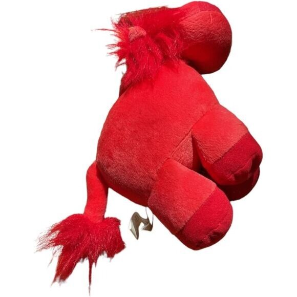 Red Plush Lion Stuffed Animal By Pier 1 Imports - Picture 6 of 7
